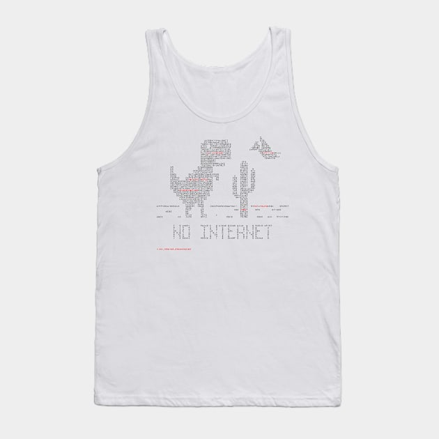 No Internet Tank Top by TigerHawk